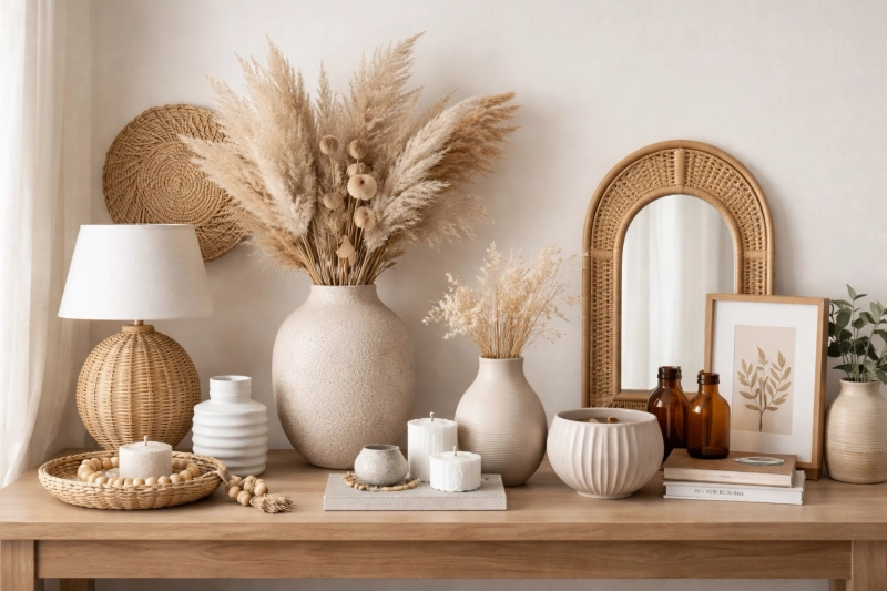 Accessoires déco : bien les doser pour un intérieur élégant