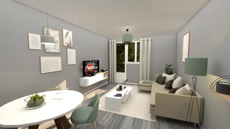 Décoration intérieure & Design d'espace dans un appartement à Nantes